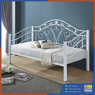 HI SEASON Single Day Bed Metal Frame/Katil Bingkai Bujang/White