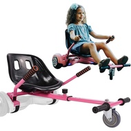 Hoverboard Seat Attachment for 6.5”-10” Hover Board, Buggy Go Kart Conversion Kit, Accessory for Sel