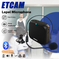 ETCAM wireless microphone bluetooth speaker microphone wireless lapel microphone for teaching wirele