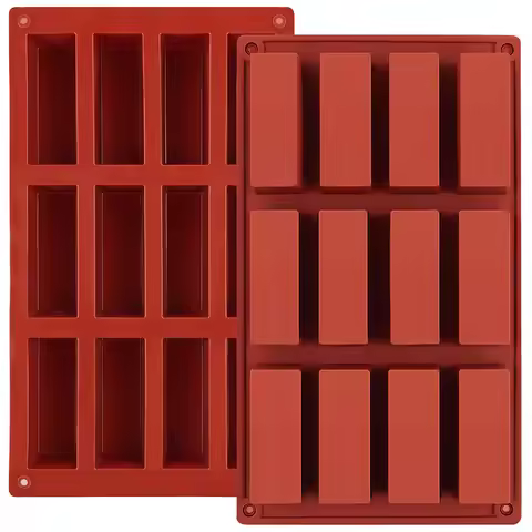 Rectangle Silicone Candy Molds for Baking Energy Bars Chocolate Mold/Protein bars/Cheesecake/Cornbre