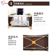 Baby Cot Portable Baby Crib Multifunctional Foldable Baby Bed Maternal Infant Products Game Bed Crib