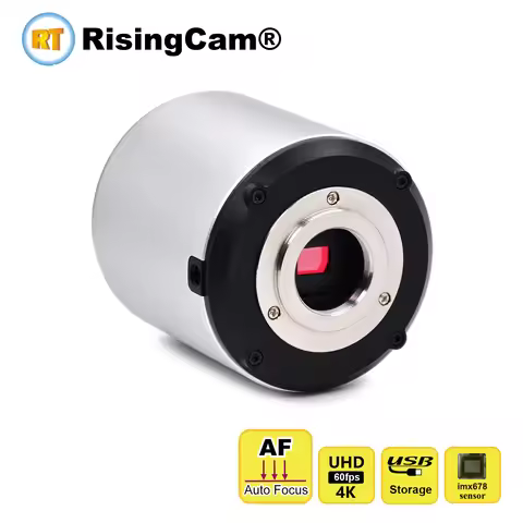 4K Autofocus Microscope Camera 60fps Auto Focus HDMI and USB with IMX678 Sensor for Industrial Solde