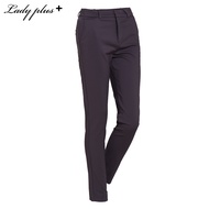 Lady Plus กางเกงขายาว | Long Pants 3003PL กางเกงทำงาน ทรงสลิม สีเทาเข้ม