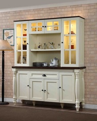 [SOLID WOOD] Washington Buffet And Hutch