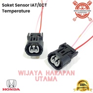 Soket Sensor IAT ECT Temperatur Jazz City Accord Stream Civic FD CRV Odyssey Original Garansi