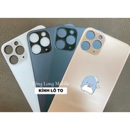 [ BIG HOLE GLASS ] BIG HOLE back glass replacement for 11 / 11PRO / 11 PROMAX