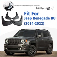 Mudguard For Jeep Renegade BU 2014-2022 Front Rear 4pcs Mudflaps Mudguards Car Accessories Auto Styl