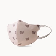 一心婦幼|一心一罩 兒童3D醫用口罩-幼幼 毛絨寶貝熊(12入/袋)