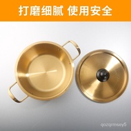 Korean Style Stainless Steel Instant Noodle Pot Ramen Pot Golden Soup Pot Induction Cooker Internet Celebrity Cooking In