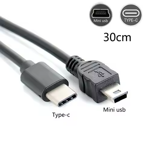 TYPE C to mini usb OTG CABLE FOR canon EOS 350D 400D 450D 40D 5D 5D Mark II 7D Camera to phone edit 