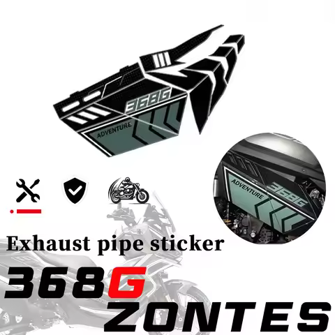 FOR ZONTES 368G G 368 368 g g 368 Waterproof 3D decorative exhaust pipe sticker