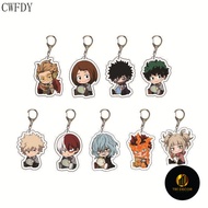 Cute chibi Anime My Hero Academia Midoriya Izuku Arylic Bakugou Katsuki keychain