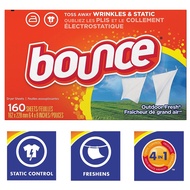 แผ่นหอมปรับผ้านุ่ม ใส่ในเครื่ิองอบผ้า 160 แผ่น Bounce dryer sheets