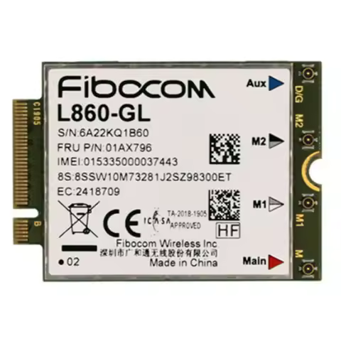 L860-GL WWAN Card For Lenovo Thinkpad X1 Extreme 3rd X1 Yoga 4th 5th P17 P15 T490 X1 carbon 7th 8th 