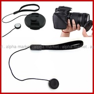 Camera Lens Cap Strap Strap Front Cover Canon Nikon Fuji sony Nex Alpha Mirrorless