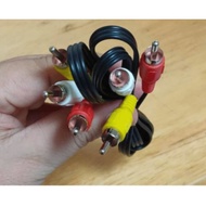 GMA Affordabox Jack 3X3 Audio Jack DVD Jack RCA JACK Tv to DVD Jack DVD to TV Jack 1.5m