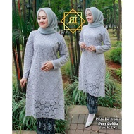 Kheisa Collection - Dahlia Kebaya Set - Grey