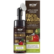 WOW Apple Cider Vinegar Face Wash 100ml / 150ml EXPIRY 02/2024 with Built-In Foaming Face Brush for Deep Cleansing - Stickered!  ! STERLING NUTRITION ! AUTHORISED SINGAPORE DISTRIBUTOR !NO PARABENS !! NO SULPHATE !!