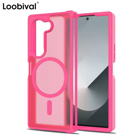 Z Fold7 for Magsafe Wireless Charge Case For Samsung Galaxy Z Fold 6 7 Fold6 7 Candy Color Transluce