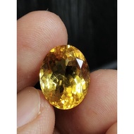 Golden Citrinenatural 15 x 12 x 8 mm 8.75 Ct Yellow Gold Amethyst Oval Cutting Code 1483