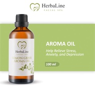 [Aroma Oil] HerbaLine Lemongrass Aroma Oil (100ml) || Essential Oil Aromatherapy Oil 精油 香精油 +