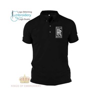 Rolls-Royce POLO Sports Cars Collar T-Shirt Polo Shirt Cotton Embroidery Sulam 2FGL