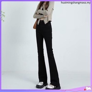 seluar bootcut woman slack bootcut woman Slim Fit Black High-Waist Flare Jeans for Women - Summer St