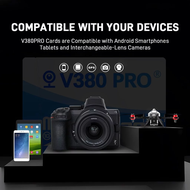 V380 Pro MicroSD Card16/32/64/128GB Class 10 - Flash Memory for Smartphones & Mini USB Drives