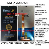 Original Crown Meetoo Quality LCD Touchscreen Vivo Y16 / Y21 / Y21 2021 / Y21S / Y21T