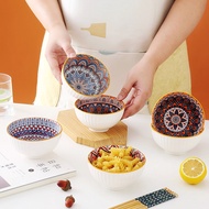 HOT HAMPERS JAPANESE BOWL SET BOHEMIAN STYLE SOUVENIR BOWL/ JAPANESE BOWL SET