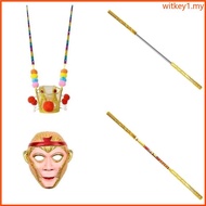 WIT Cosplay Wukong Costume Accessory Sun Wukong  Wukong Stick Wukong Headband Children Halloween Wuk