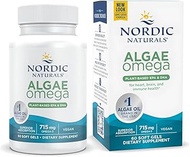 NORDIC NATURALS ALGAE OMEGA 625mg 100% Vegetarian Omega-3 60 Soft Gels