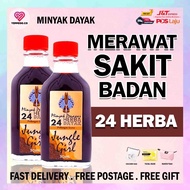 Jungle Girl Dayak Herbal Massage Oil – Body Pain Relief, Numbness, Pain, Can HQ