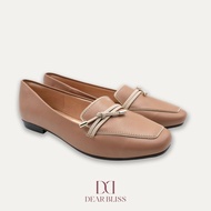 DEAR BLISS Amalia Tan Knotted Loafers