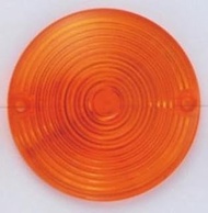 Kijima 217-4078 Motorcycle Motorcycle Parts Turn Signal Lens Parking S Amber, 1 Round 2.4 inch (62 m