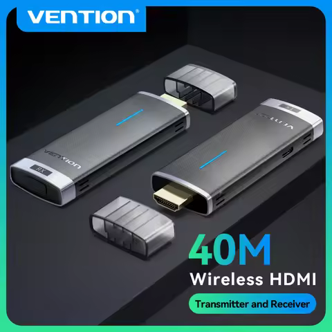 Vention Wireless HDMI TV Receiver 5GHz WiFi Display Projector HD TV Dongle Smart Stick for Android I