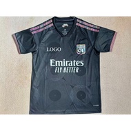 Men 2026-27 Lyon 2 Away Fan Version Soccer Jersey AAA+, Custom Name Number Patch Breathable Football