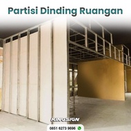 kNtN Partisi Dinding Gypsum GRC Rangka Kantor Ruangan Kantor Office Sekat