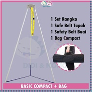 AYOTO COMPACT 5kgs rangka besi buai travel baby cradle buaian SPRING COT TRAVEL WITH Bag (Optional) 