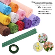 Colorful Crepe Paper Roll (19.68 x 98Inch/2Rolls),DIY Gift Crepe Paper Sheet Color Paper Flower Set 