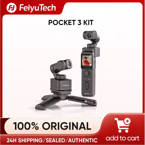 FeiyuTech Feiyu Pocket 3 Kit Cordless Detachable 3-Axis Stabilizer Gimbal Camera 4K60fps Footage Mag