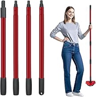 Huucozn Mop Handle Set Compatible with Vileda Turbo 2-in-1 Mop Removable Mop Floor Mop Handles Set A