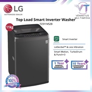 [FREE SHIPPING FOR NORTHERN] LG 11kg T2311VS2B T-2311VS2B Top Load Washer with Smart Inverter Mesin 