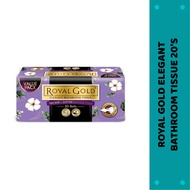 ROYAL GOLD ELEGANT BATHROOM TISSUE THCK AND SOFT TISSUE 20 ROLLS