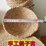 Taiwan Shipment-Uniform Handmade Pigeon Hatching Egg Nest Rabbit Ludiced Chicken Pucao Warehouse Dut