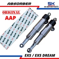 Absorber Ex5/Ex5 Dream AAP(Chrome)(100% ORIGINAL)(absorber aap ex5 ori aap honda original spareparts