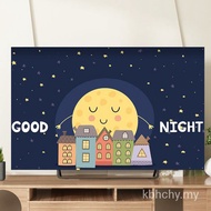 55Televisyen Tv Lcd Kain Inci Debu-Bukti Tv Tergantung Penutup Debu Sarung Perlindungan Habuk Penutu