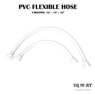 Pvc Flexible Hose 12"/18"/24"/ Multiple Size/ Flexible Hose/ Tap Connector Hose Pipe