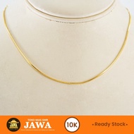 Kalung Polos Emas Flexi Kadar 10K Toko Mas Jawa - 6.8-7gr