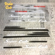 Honda Supercub 50 90 JDM Body Striping Sticker